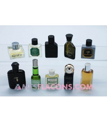 Lot de 10 miniatures masculines (marques diverses)