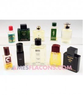 Lot de 10 miniatures masculines (marques diverses)