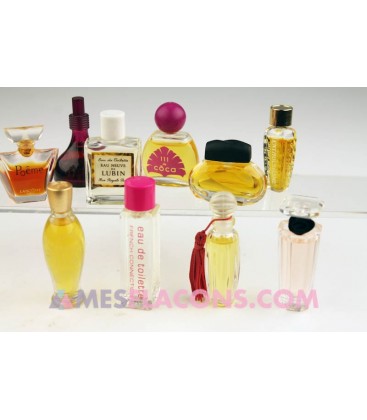 Lot de 10 miniatures féminines (marques diverses)