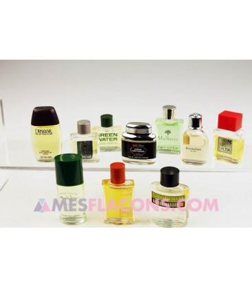 Lot de 10 miniatures masculines (marques diverses)