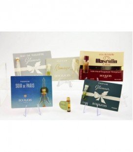 Lot de 6 échantillons tubulaires anciens