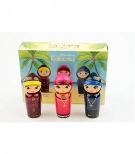 Coffret Kokeshi maldivian - Maldives